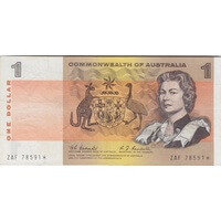 1968 $1 Note Star Note Coombs/Randall R72S good VF