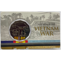 2016 Coloured 50 Cent Uncirculated Coin Vietnam War