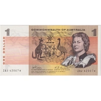 1969 $1 Note Star Note Phillips/Randall R73S good EF