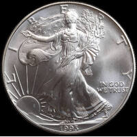 USA 1993 Silver Liberty Eagle 1oz Uncirculated