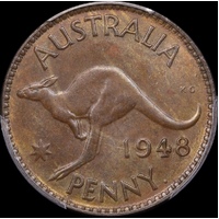 1948-Y Penny Perth Mint Choice Unc (PCGS MS63BN)