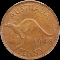 1948-Y Penny Perth Mint Unc (PCGS MS62BN)