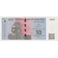 Zimbabwe 2024 10 ZiG P#110 Uncirculated