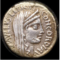 Ancient Rome (Republic) 62BCE Lepidus Paullus Denarius RRC 415/1 good VF