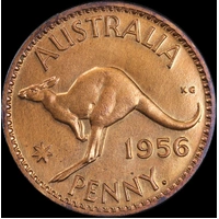 1956 Perth Proof Penny