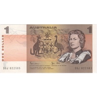 1982 $1 Note Johnston/Stone DGJ First Signature Prefix R78F Uncirculated