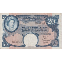 East Africa 1958 20 Shillings Pick#39 good VF