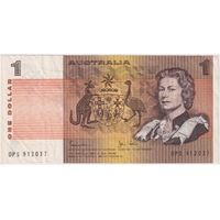 1982 $1 Note DPS Last Prefix Johnston/Stone R78L good VF