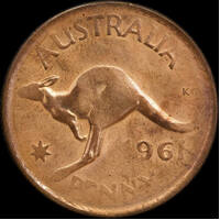 1961-Y Penny Weak Strike Error Choice Unc