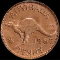 1963-Y Penny Choice Unc (PCGS MS64RB)