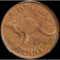 1964-Y Penny Choice Unc (PCGS MS63RB)
