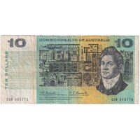 1967 $10 Note Coombs/Randall SDR 1st Prefix R302F good Fine