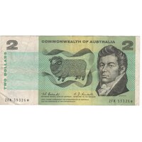1968 $2 Note Star Note Coombs/Randall R82S about VF