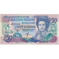 Falkland Islands 1990 50 Pounds Pick#16 about Unc