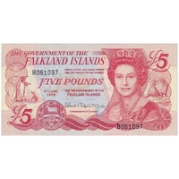 Falkland Islands 2005 5 Pounds Pick#17a Uncirculated 