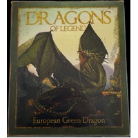 Tuvalu 2013 Silver 1 Dollar Dragons of Legend  European Green Dragon