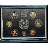 United Kingdom 1990 Deluxe Proof Coin Set 