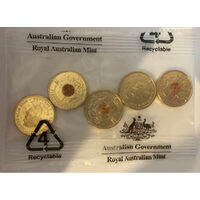 2019 Mint Bag of 5 Uncirculated $2 Coins - Firefighters