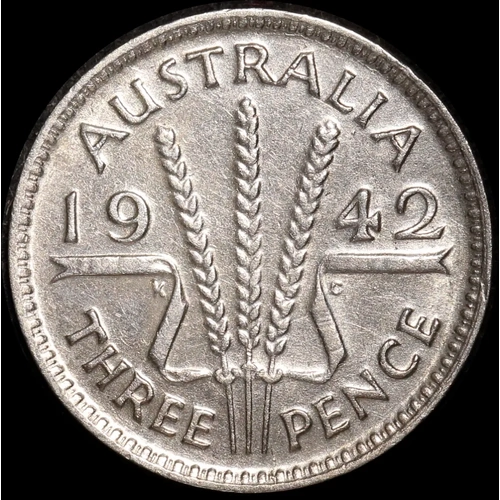 1942 Threepence Very Fine