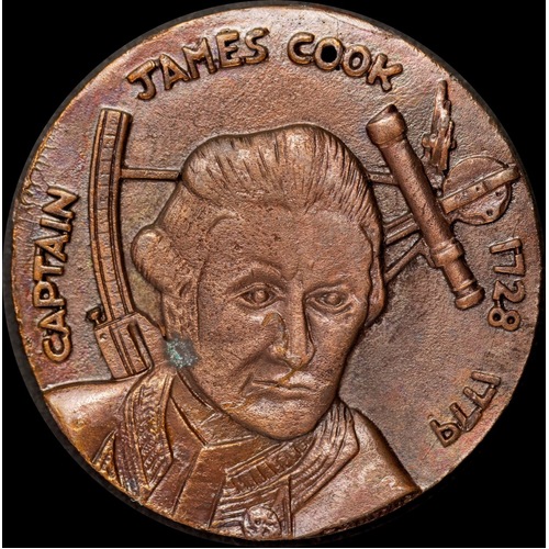 1970 Bronze Medallion Captain Cook Bicentenary Commemorative