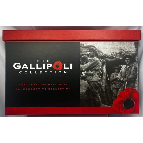 2015 Centenary of Gallipoli 5 Medallion Commemorative Collection