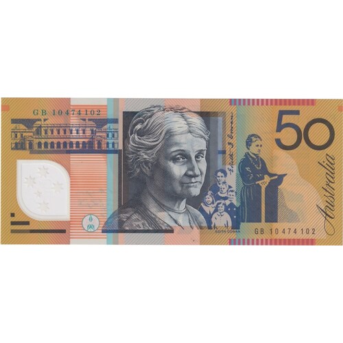 2010 $50 Note Macfarlane/Evans GB10 Last Prefix R521dL Uncirculated