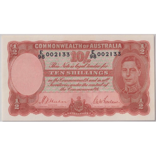 1939 Ten Shilling Sheehan/McFarlane R12 Choice Unc PCGS 64 PPQ