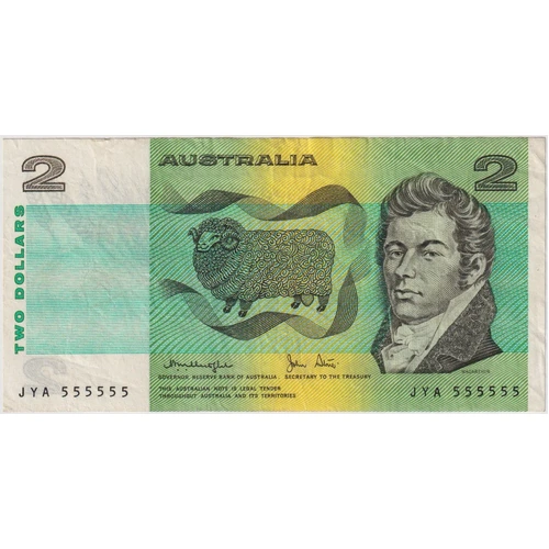 1979 $2 Note Knight/Stone R87 Very Fine Solid Serial