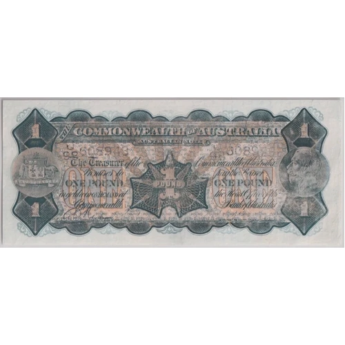 1927 One Pound Riddle/Heathershaw R26 PCGS AU50