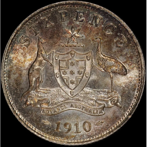 1910 Sixpence Uncirculated