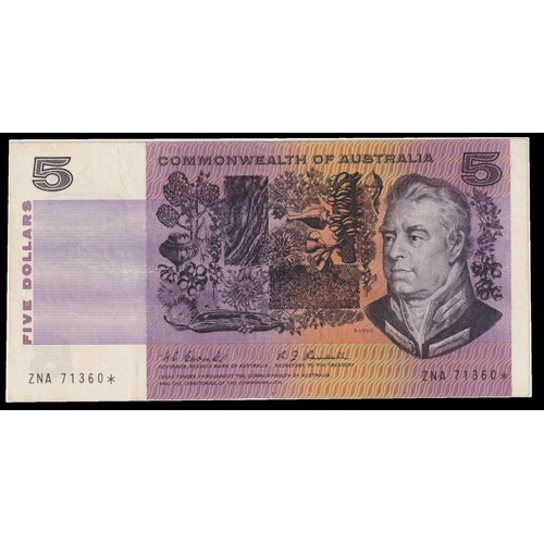 1967 $5 Star Note Coombs/Randall R202S R202s Very Fine