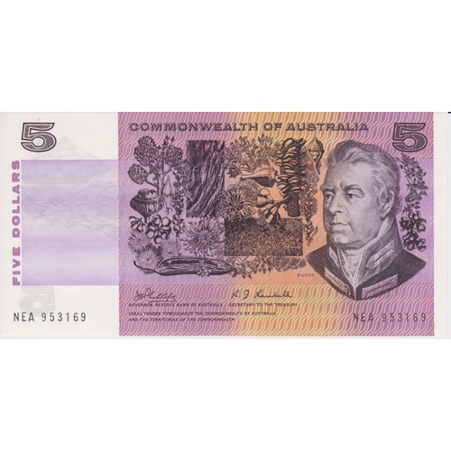 1969 $5 Note Phillips/Randall R203 Uncirculated
