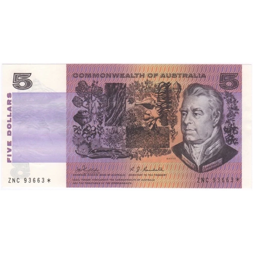 1969 $5 Note Star Note Phillips/Randall R203s Uncirculated