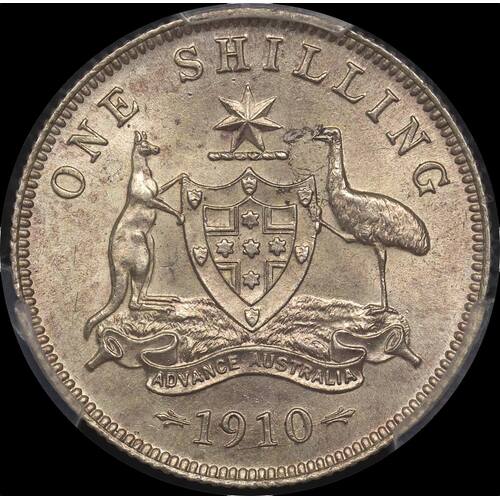1910 Shilling Choice Unc (PCGS MS63)