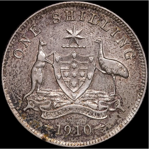 1910 Shilling Extremely Fine