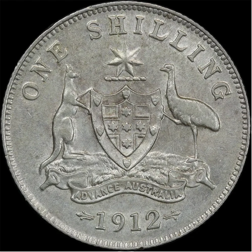 1912 Shilling Very Fine