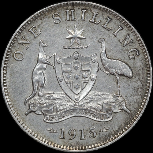 1915 Shilling Very Fine