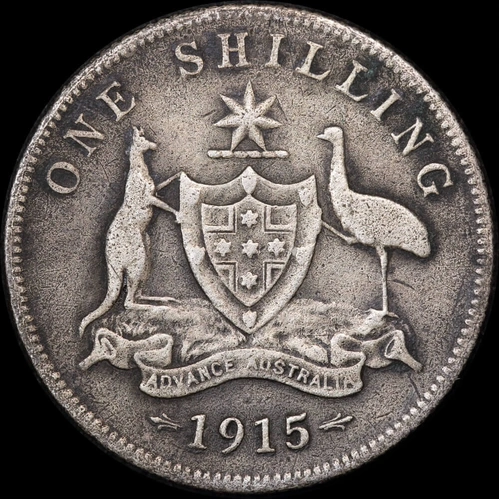 1915 Shilling Very Good