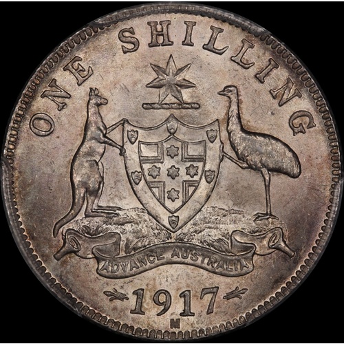 1917 Shilling Choice Unc (PCGS MS64)