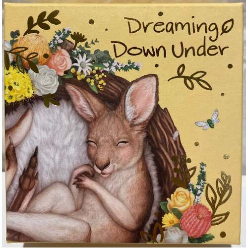 2021 Silver 1/2 Ounce Proof Coin Dreaming Down Under - Kangaroo