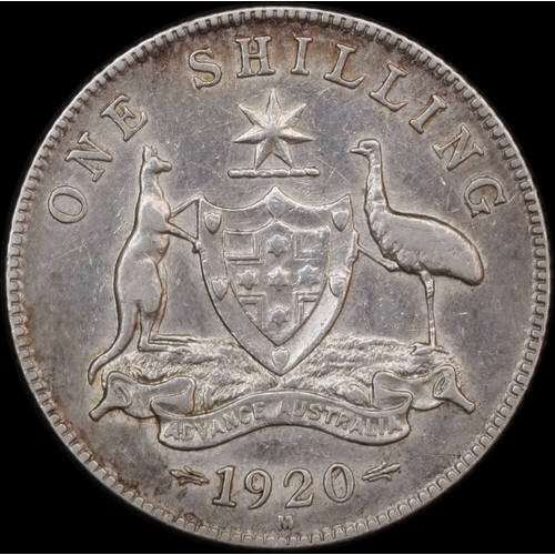 1920 Shilling good VF