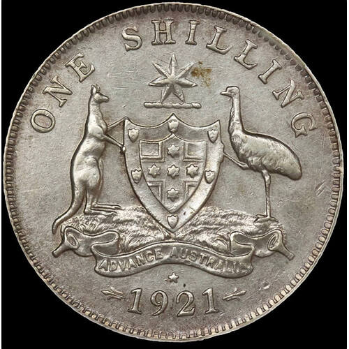 1921 Star Shilling good VF