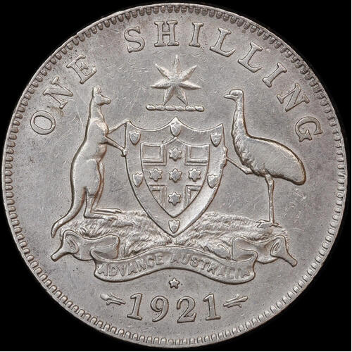 1921 Shilling * Very Fine