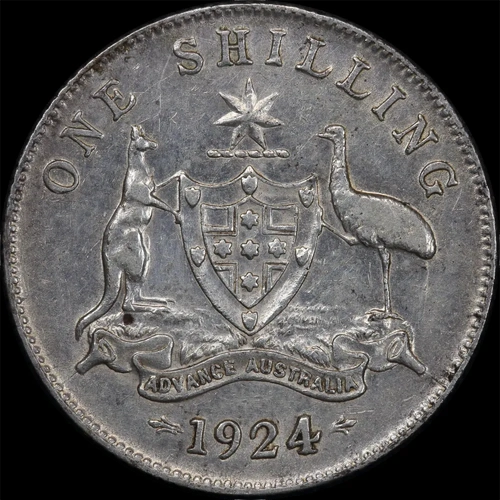 1924 Shilling Very Fine