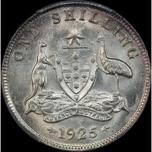 1925 Shilling Choice Unc (PCGS MS64)