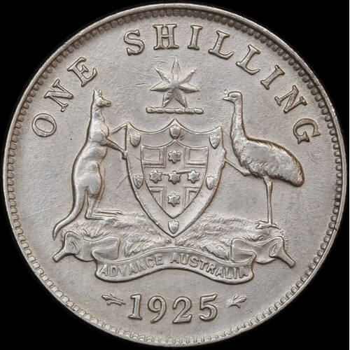 1925 Shilling Extremely Fine