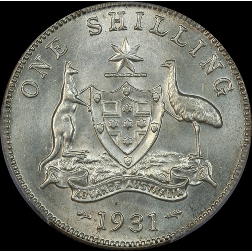 1931 Shilling Choice Unc (PCGS MS63)