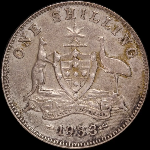 1933 Shilling Fine