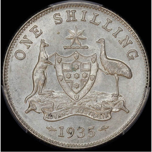 1935 Shilling Choice Unc (PCGS MS63)