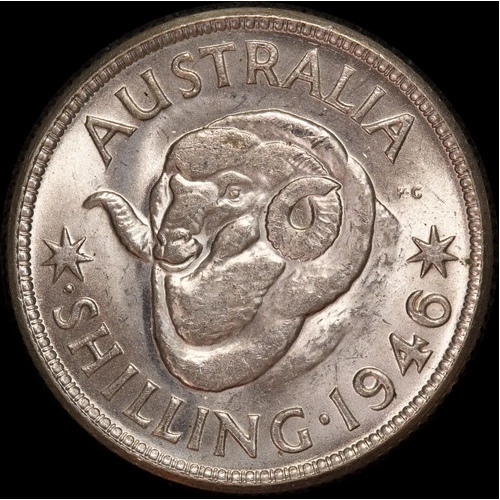 1946-P Shilling about Unc